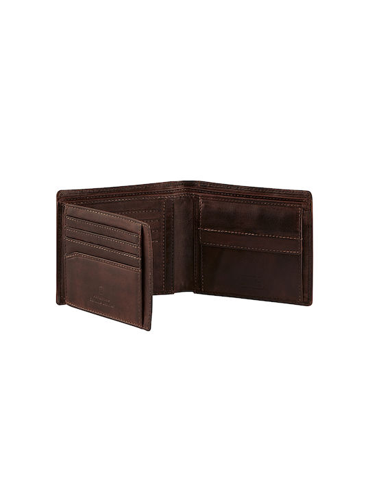 Camel Active Men's Leather Wallet with RFID Brown