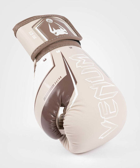 Venum Elite Evo Boxing Competition Gloves Beige