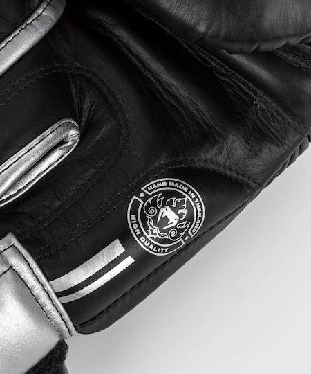 Venum Boxing Gloves Leather for Match Black