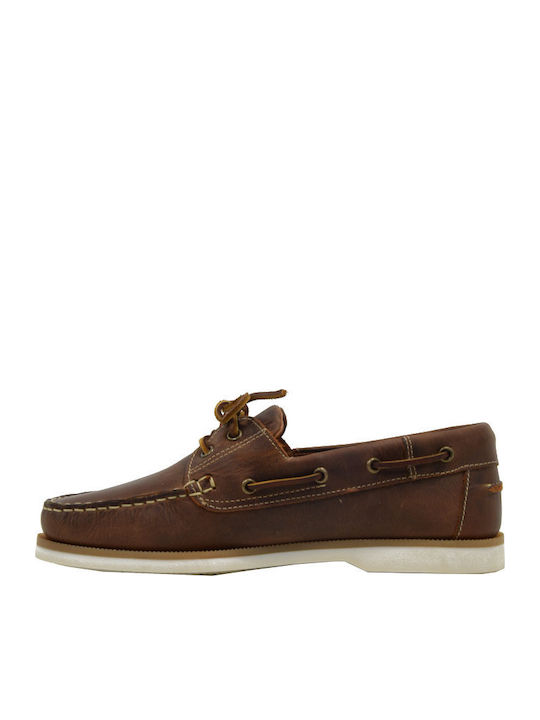 Men's Leather Moccasins Tabac Brown