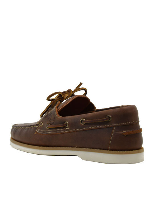 Men's Leather Moccasins Tabac Brown