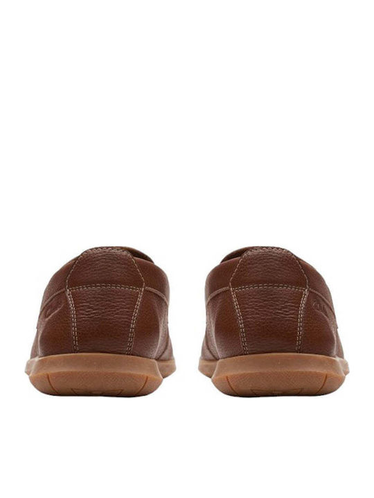 Men's Leather Moccasins Tabac Brown
