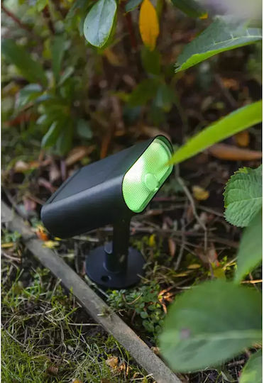 Lutec Ginbo Solar Light Floor 0.8W 500lm Warm White 2700K with Motion Sensor and Photocell IP44 10.9cmx8.6cmx15.5cmcm