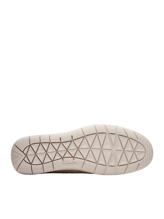 Men's Leather Moccasins Beige