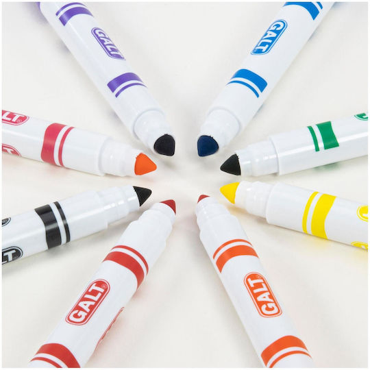 Galt Toys 8 Chunky Pens Waschbare Zeichenmarker Dicke Set 8Stück