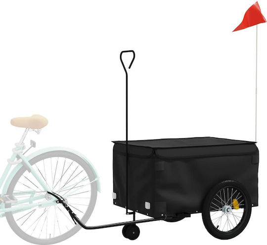 Vidaxl Bicycle Trailer Black 45 Kg Iron