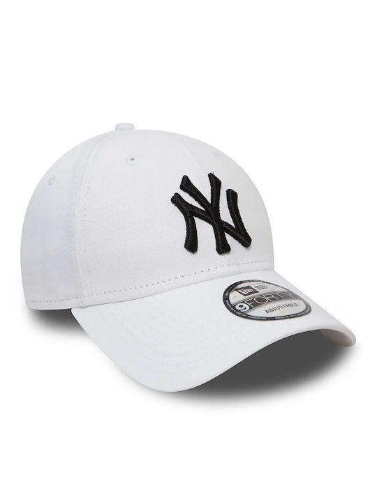 New Era Kids' Hat Jockey Fabric White