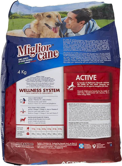 Morando Miglior 4kg Dry Food for Dogs with Beef