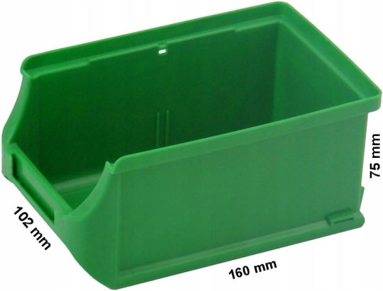Allit Plastic Tool Bin Organiser W16xD10.2xH7.5cm