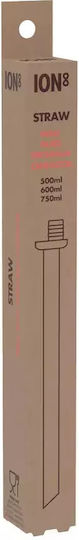 Ion8 Straw for Thermos 500ml / 600ml / 750ml made of Plastic Gray