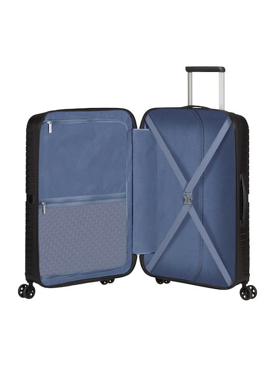 American Tourister Airconic Spinner 67/24 Medium Hard Suitcase Suitcase Onyx Black with 4 Wheels Height 67cm