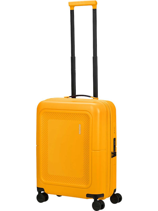 American Tourister Dashpop Spinner Exp 55/20 Βαλίτσα Ταξιδίου Καμπίνας Σκληρή Golden Yellow με 4 Ρόδες Ύψους 55εκ.
