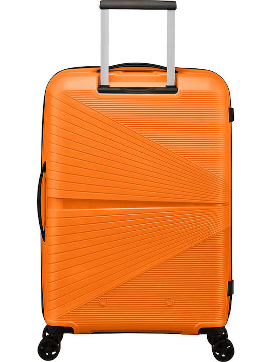 American Tourister Airconic Spinner 67/24 Medium Hard Suitcase Mango Orange with 4 Wheels Height 67cm