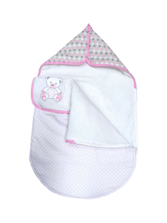Baby Star Winter Baby Sleeping Bag Pink Baby Star Winter Baby Sleeping Bag Pink