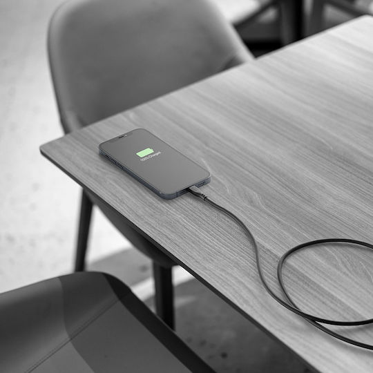 Cellular Line USB-C to Lightning Cable Μαύρο 1.2m