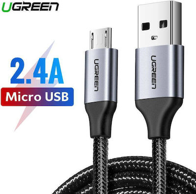 Ugreen Regulär USB 2.0 auf Micro-USB-Kabel Schwarz 1m (15095) 1Stück