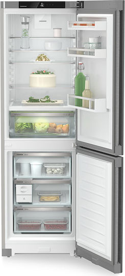 Liebherr Kühl-Gefrierkombination 321Es NoFrost H185.5xB59.7xT67.5cm. Inox Plus