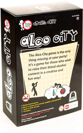 Board Game Alco City for 2-10 Players 18+ Years Old (EN)