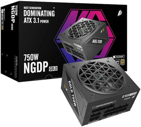 1STPLAYER HA-750BA4 750W Black Computer Power Supply Full Modular 80 Plus Gold