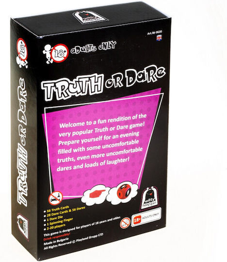 Joc de Societate Truth or Dare pentru 2+ Jucători 18+ Ani (EN)