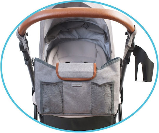 Just Baby Οργανωτής Καροτσιού Γκρι Stroller Organizer Grey