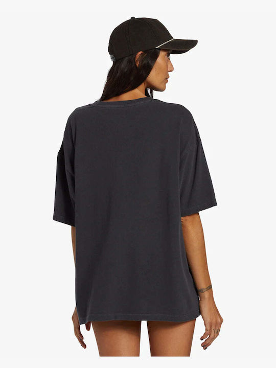 Billabong Γυναικείο Oversized T-shirt Γκρι