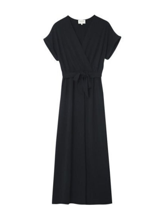 Sommer Maxi Damenkleid Schwarz