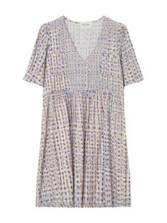 Summer Mini Blue Dress
