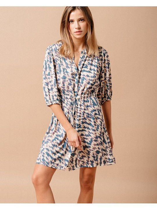 Summer Mini Blue Dress