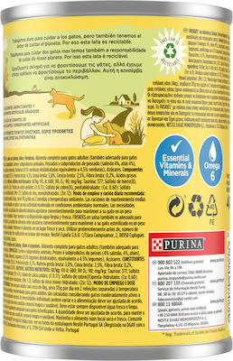 Purina Friskies Υγρή Τροφή Γάτας Με Σολομό Τόνο Σε Σάλτσα Κονσέρβα 400gr