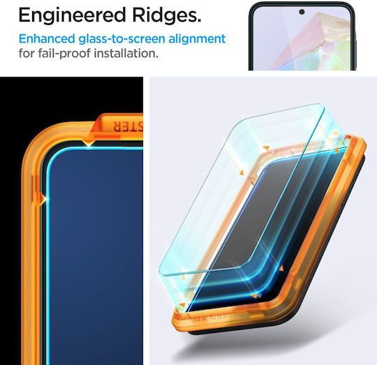 Spigen Alm Glas.tr Full Face Tempered Glass 2τμχ (Galaxy A35)