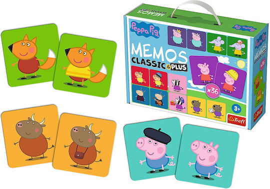 Board Game Memos Classic & Plus Peppa Pig 3+ Years Old (EN) Trefl