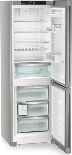 Liebherr Ψυγειοκαταψύκτης 330lt NoFrost Υ185.5xΠ59.7xΒ67.5εκ. Inox Plus