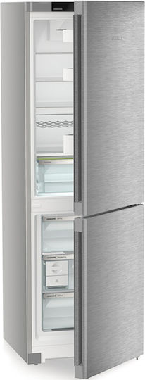 Liebherr Ψυγειοκαταψύκτης 330lt NoFrost Υ185.5xΠ59.7xΒ67.5εκ. Inox Plus