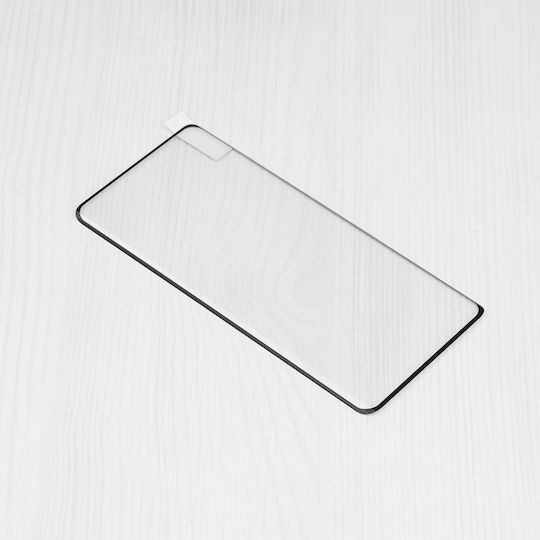Techsuit 111d 3D Пълно лепило Закалено стъкло за цялото лице Черен (Реалме X50 Про)
