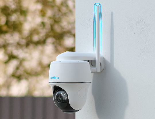 Reolink Argus Pt IP Κάμερα Παρακολούθησης Wi-Fi 4K Αδιάβροχη Μπαταρίας με Ηχείο