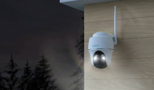 Reolink Argus Pt IP Κάμερα Παρακολούθησης Wi-Fi 4K Αδιάβροχη Μπαταρίας με Ηχείο