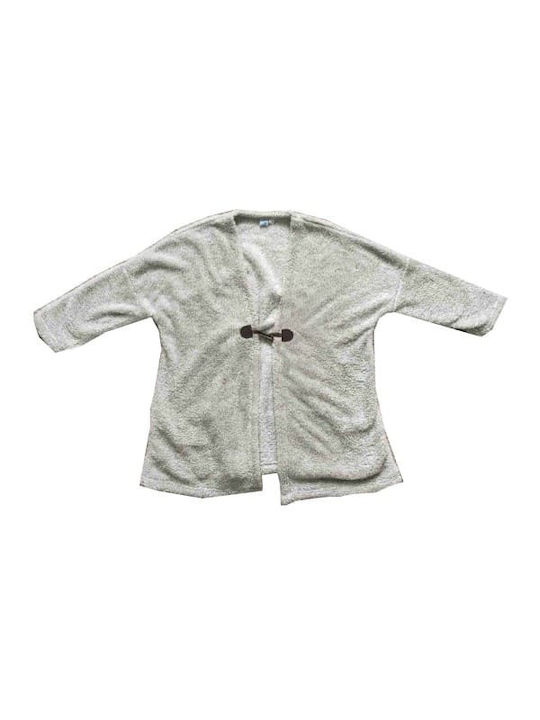 Women's Poncho Light Grey