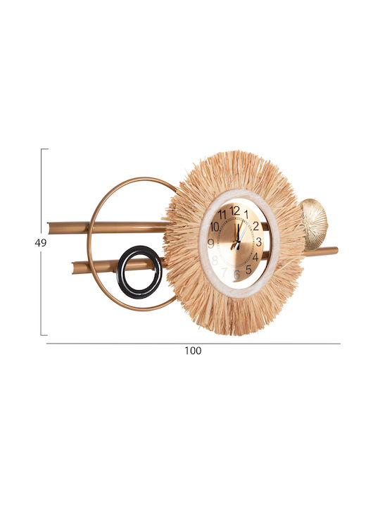 HomeMarkt Ceas de Perete Metalic