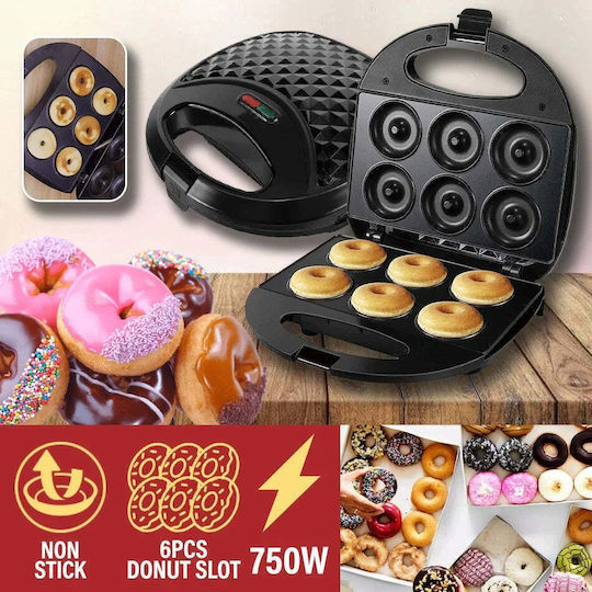 Aparat Pentru Gogoși Cu 6 Compartimente 750W