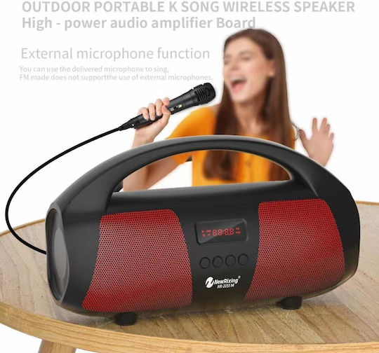 New Rixing Boxă Karaoke Cu Microfon Cu Fir NR2055 Verde