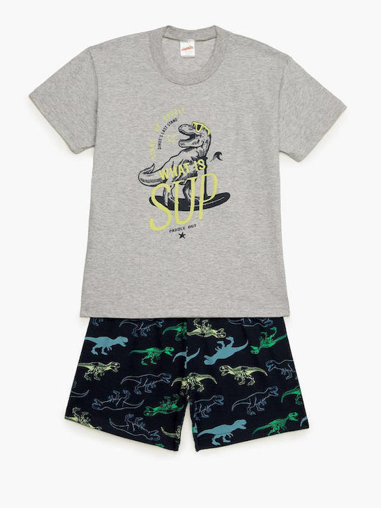 Minerva Kids Pyjamas Summer grey Vibes