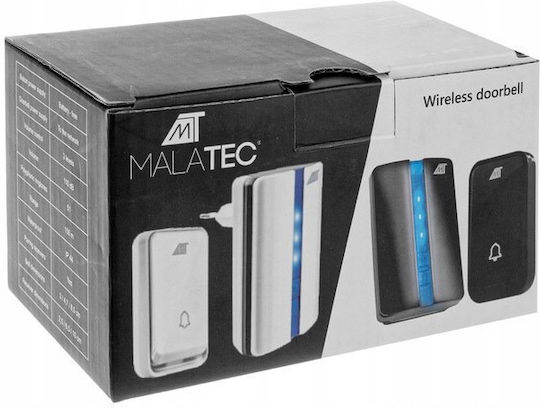Malatec Kabelloses Türklingel Schwarz