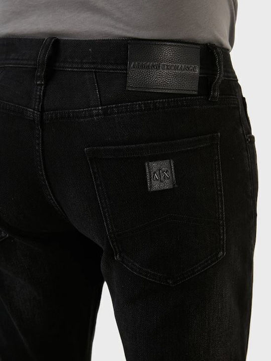 Pantaloni De Blugi Pentru Bărbați Slim Fit Negri