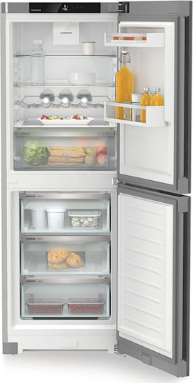 Liebherr Combină frigorifică 280lt NoFrost Î165.5xL59.7xA67.5cm. Inox Plus