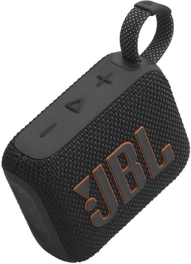 JBL Go 4 Waterproof Bluetooth Speaker 4.2W with Battery Life up to 7 hours Black