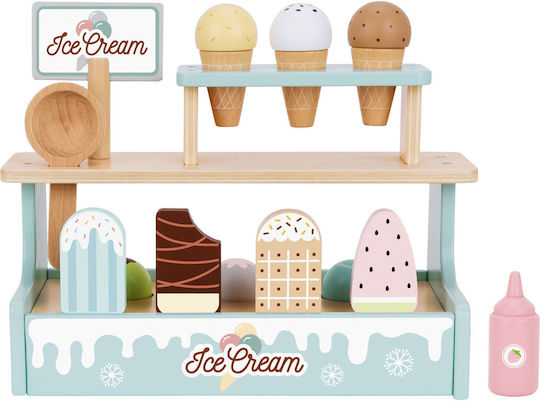Tooky Toys Дървен Комплект Сладоледи За 3+ Години 16 Части