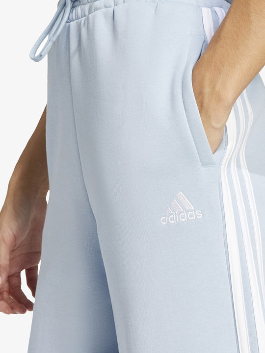Essentials Παντελόνι Φόρμας Καμπάνα Fleece Σιέλ