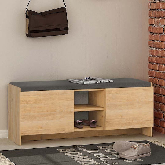 Ξύλινη Zulla με 6 Ράφια 110x37x43cm Ξύλινη Zulla με 6 Ράφια 110x37x43cm