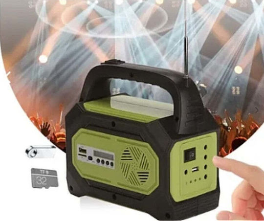 Sistem De Iluminat Solar GD LITE 8076 Cu 4 Becuri Radio Și Încărcător USB